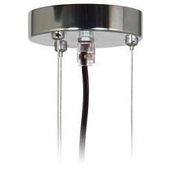 Foto van Smartwares ophangset hanglamp 19 x 12 cm chroom zilver
