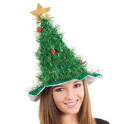 Foto van Kerstboom hoedje voor volwassenen - verkleedhoofddeksels