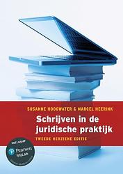 Foto van Schrijven in de juridische praktijk, 2e herziene editie met mylab nl toegangscode - marcel heerink, suzanne hoogwater - paperback (9789043038768)