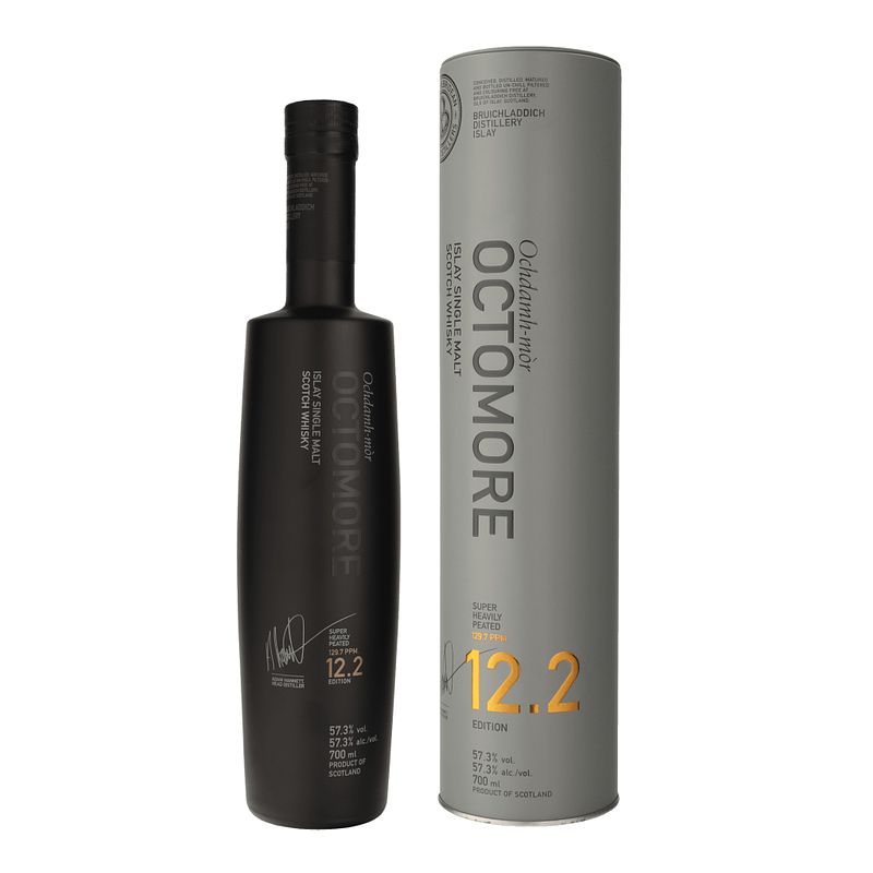 Foto van Bruichladdich octomore 12.2 edition 2021 70cl whisky + giftbox