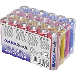 Foto van Basetech aa batterij (penlite) alkaline 2650 mah 1.5 v 24 stuk(s)