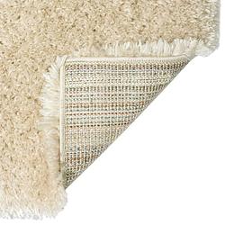 Foto van Infiori vloerkleed shaggy hoogpolig 50 mm 140x200 cm beige