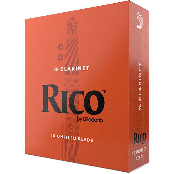 Foto van D'saddario woodwinds rico bb clarinet reeds 1.5 rieten voor bb klarinet (10 stuks)