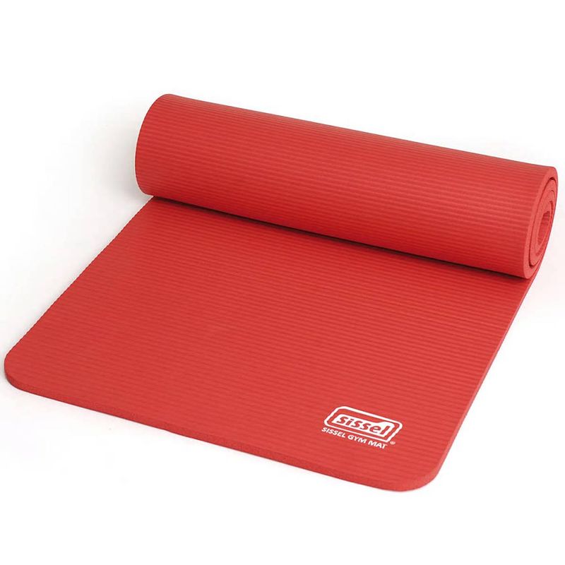 Foto van Sissel sportmat 180x60x1,5 cm rood sis-200.001.5