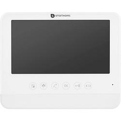 Foto van Smartwares dic-22202 binnenunit voor video-deurintercom 2-draads wit