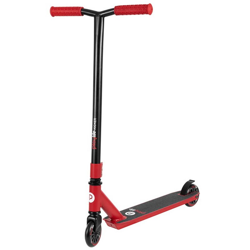 Foto van Playlife stuntstep kicker red 82 cm aluminium zwart/rood