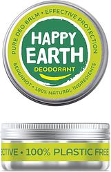 Foto van Happy earth 100% natuurlijke deo balm bergamot