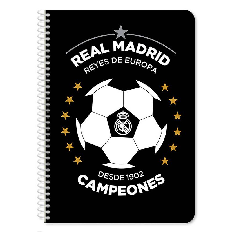 Foto van Real madrid cf schrift junior 17 x 25 cm papier zwart