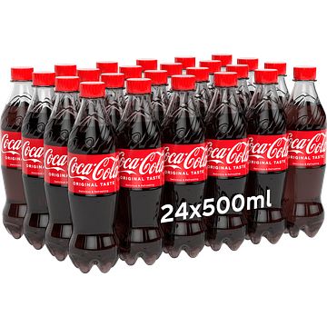 Foto van Cocacola original taste pet fles 24 x 500ml bij jumbo