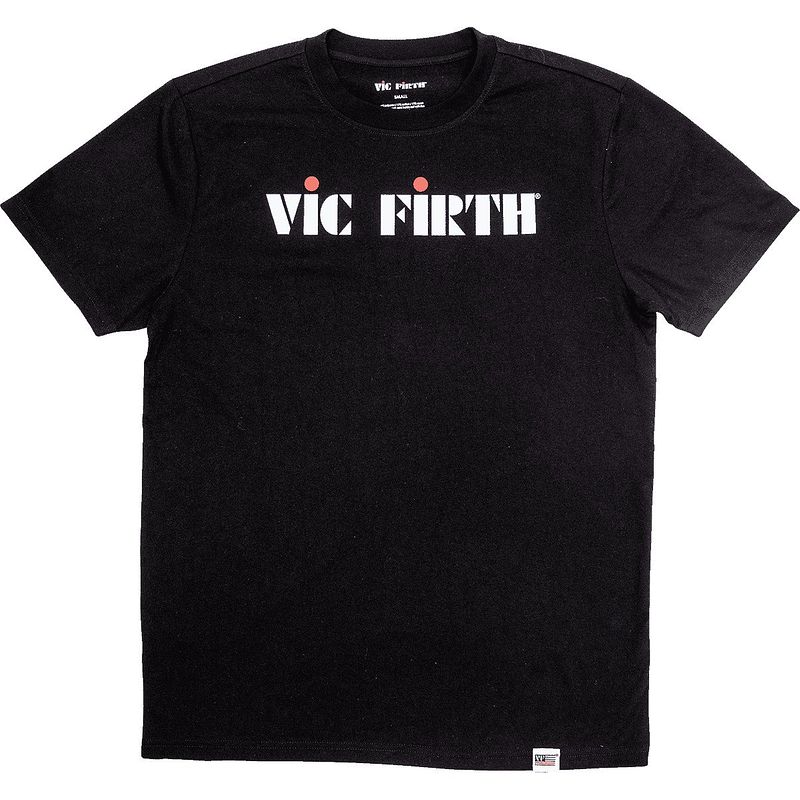 Foto van Vic firth black logo t-shirt maat xl