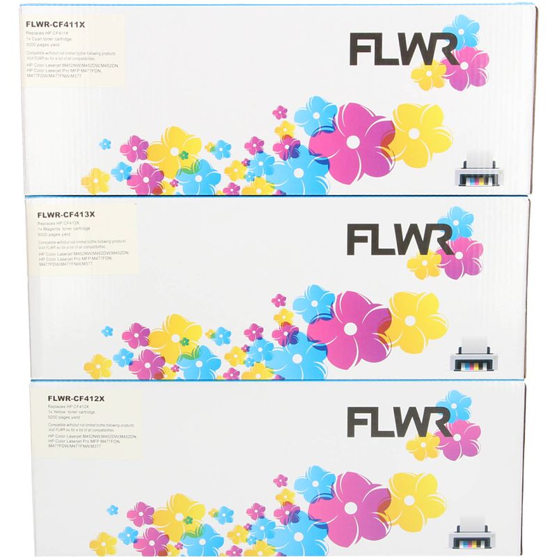 Foto van Flwr hp 410x 3-pack kleur toner