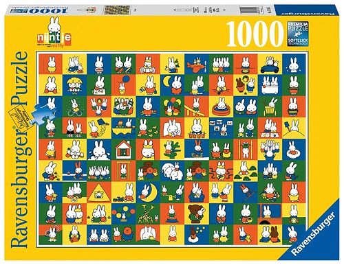 Foto van Nij: 99 nijntjes (1000 stukjes) - puzzel;puzzel (4005556171545)