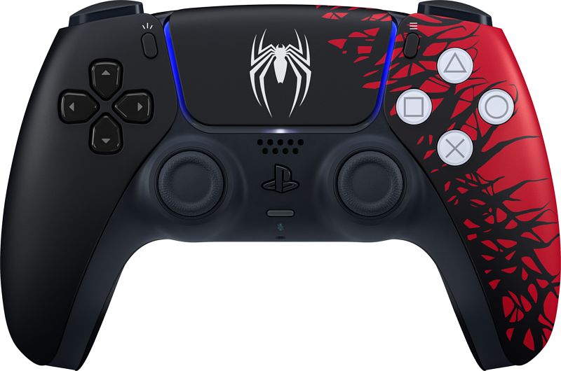 Foto van Sony playstation 5 dualsense wireless controller - marvel's spider-man 2 limited edition