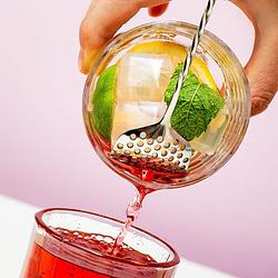 Foto van Cocktaillepel met strainer