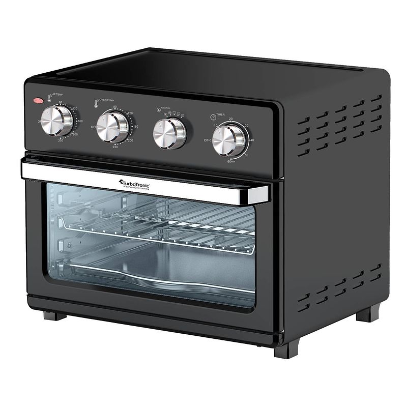 Foto van Turbotronic af32mrd airfryer xxl en oven - heteluchtfriteuse - 32 liter - zwart