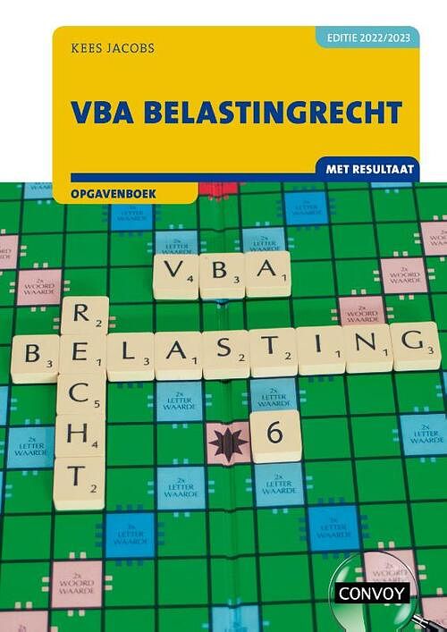 Foto van Vba belastingrecht met resultaat opgavenboek 2022-2023 - c.j.m. jacobs - paperback (9789463173285)