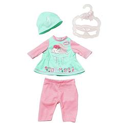 Foto van Baby annabell kledingset voor pop tot 36 cm groen 4-delig