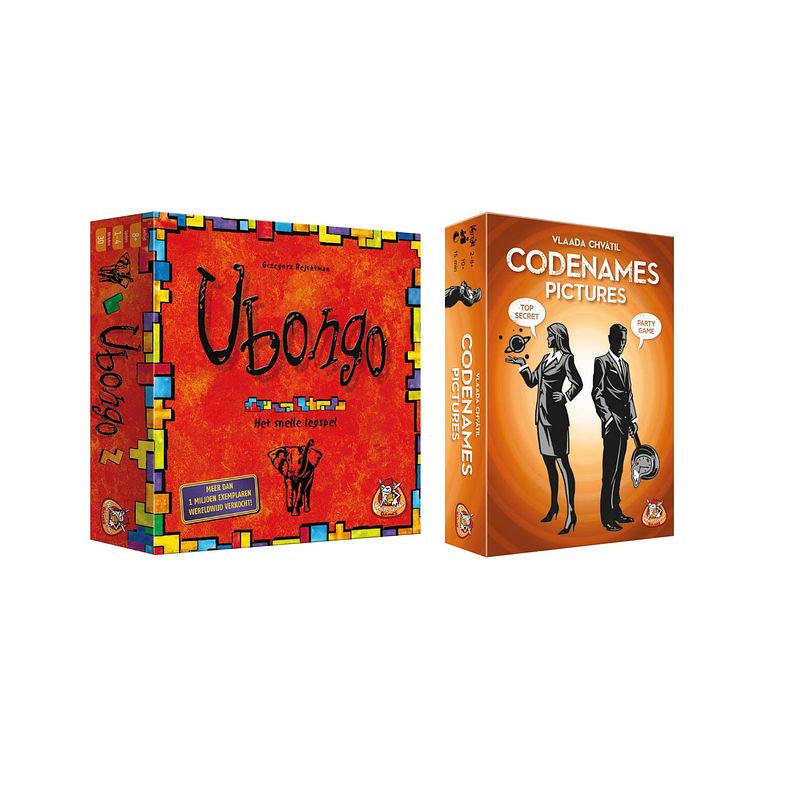 Foto van Spellenbundel - bordspel - 2 stuks - ubongo & codenames pictures