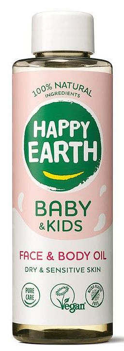 Foto van Happy earth baby & kids face & body oil