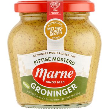 Foto van Marne groninger mosterd grof & pittig 235g bij jumbo