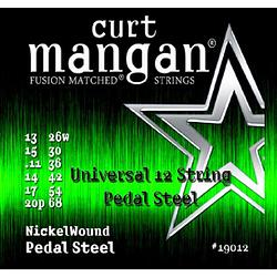 Foto van Curt mangan nickel wound 3rd 12-string universal pedal steel snarenset