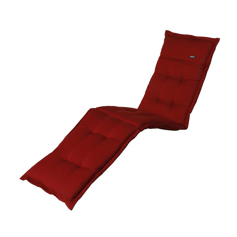 Foto van Madison ligbedkussen - rib red - 200x60 - rood