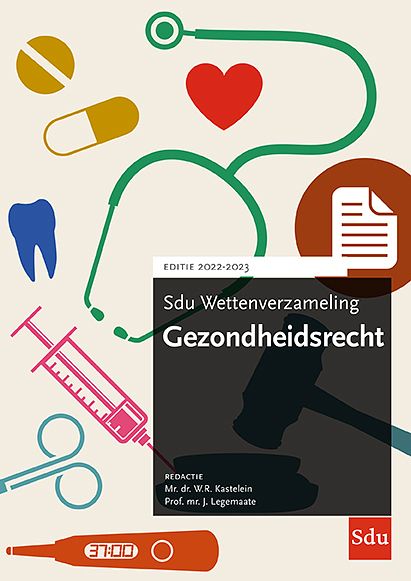 Foto van Sdu wettenverzameling gezondheidsrecht - paperback (9789012408240)