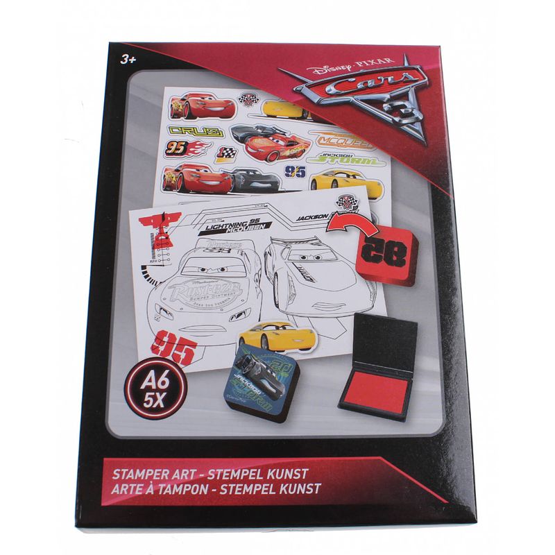 Foto van Disney cars 3 hobby box stempelkunst