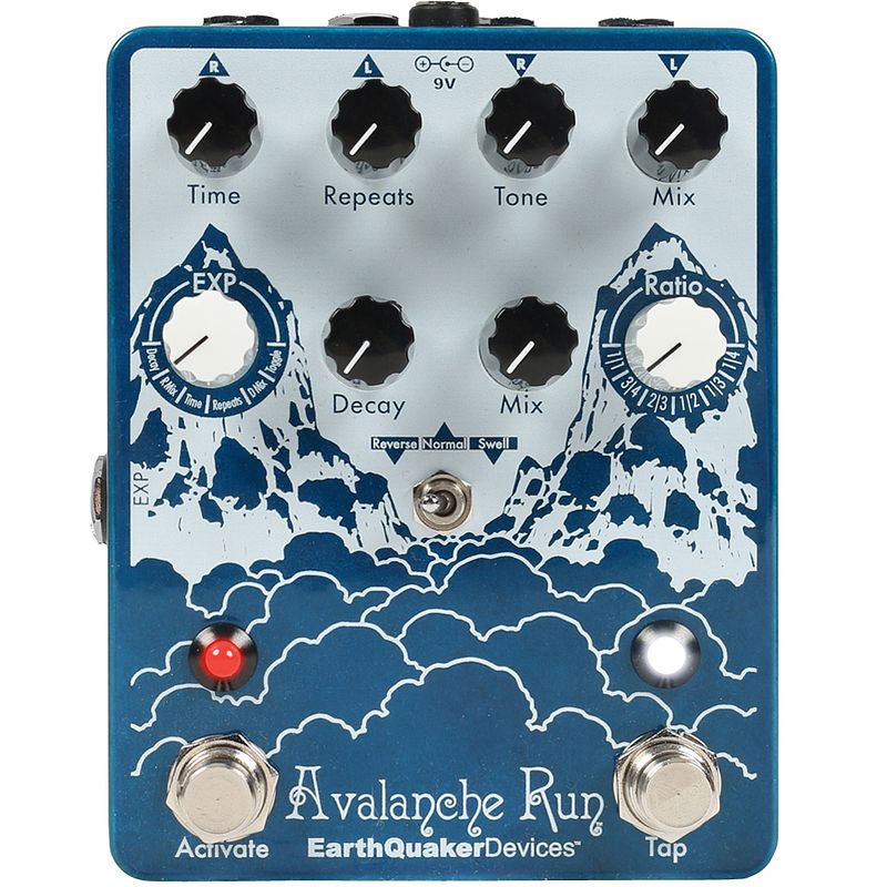 Foto van Earthquaker devices avalanche run v2 delay en reverb effect