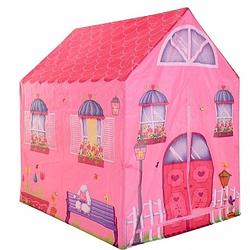 Foto van Speeltent/speelhuis roze huis 102 cm - speeltenten