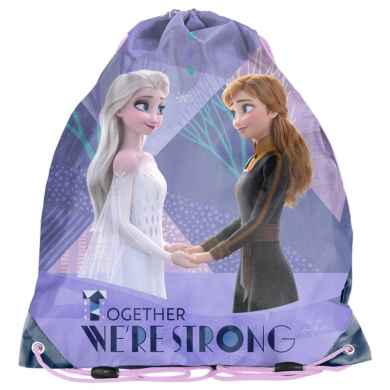 Foto van Disney frozen gymbag we'sre strong - 38 x 34 cm - polyester