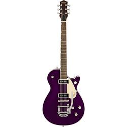 Foto van Gretsch g5210t-p90 electromatic jet two 90 single-cut bigsby il amethyst elektrische gitaar