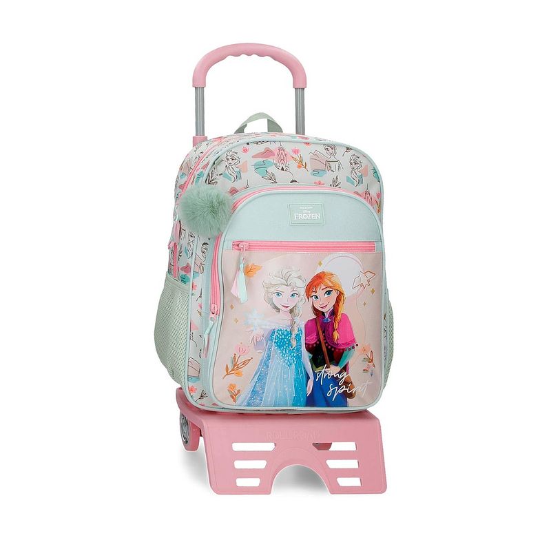 Foto van Disney frozen schoolrugzak + trolley 40 cm strong spirit