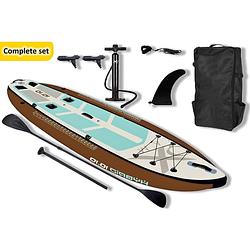 Foto van Xqmax 330 opblaasbare sup board stand up paddle board vissen sup board