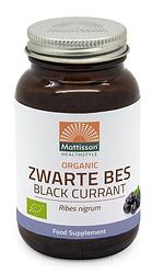 Foto van Mattisson healthstyle organic zwarte bes capsules