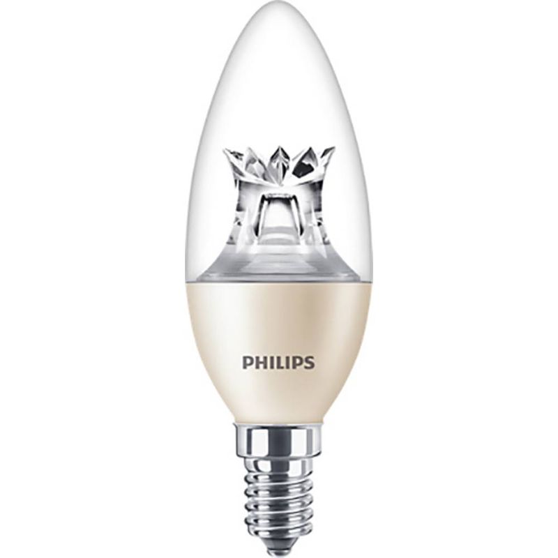 Foto van Philips lighting 30614100 led-lamp energielabel f (a - g) e14 kaars 5.5 w = 40 w warmwit (ø x l) 38 mm x 113 mm 1 stuk(s)