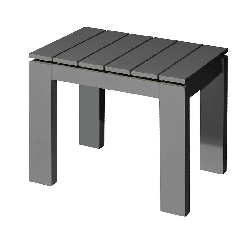 Foto van Morris side table 50x40 cm alu anthracite