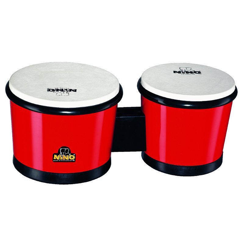 Foto van Nino percussion nino19r 6.5 en 7.5 inch bongoset rood