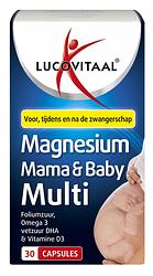 Foto van Lucovitaal magnesium mama & baby multi capsules