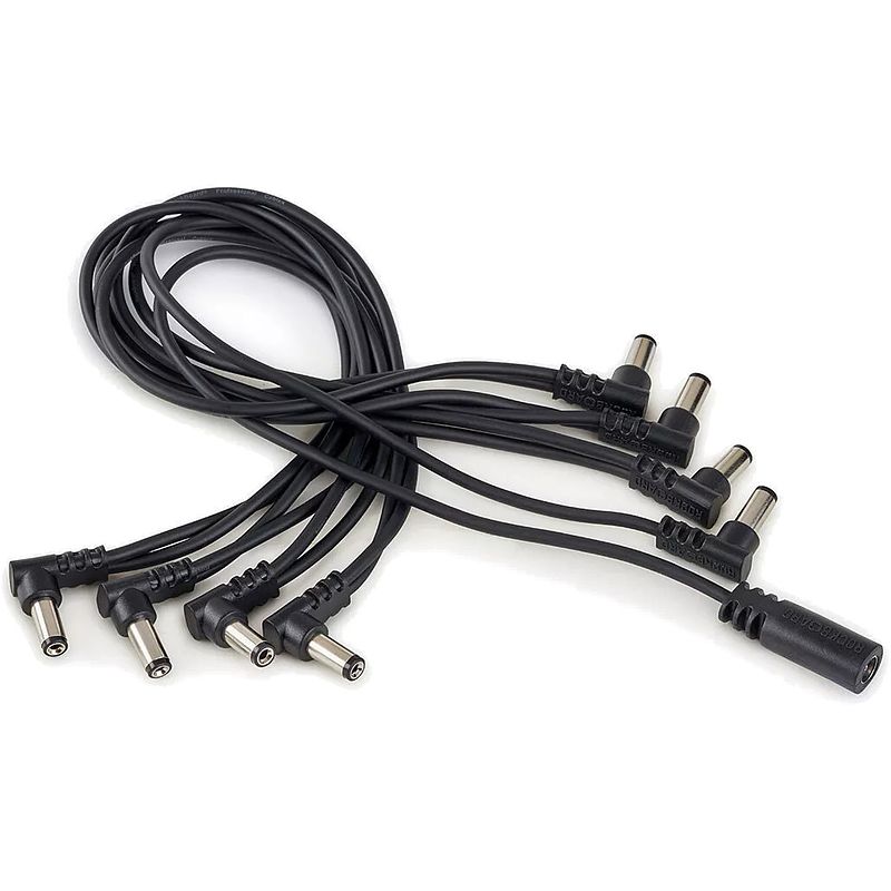 Foto van Rockboard flat daisy chain power cables 1-8 haaks