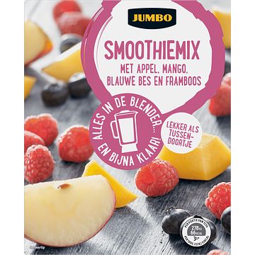 Foto van Jumbo smoothiemix met appel, mango, blauwe bes en framboos 250g