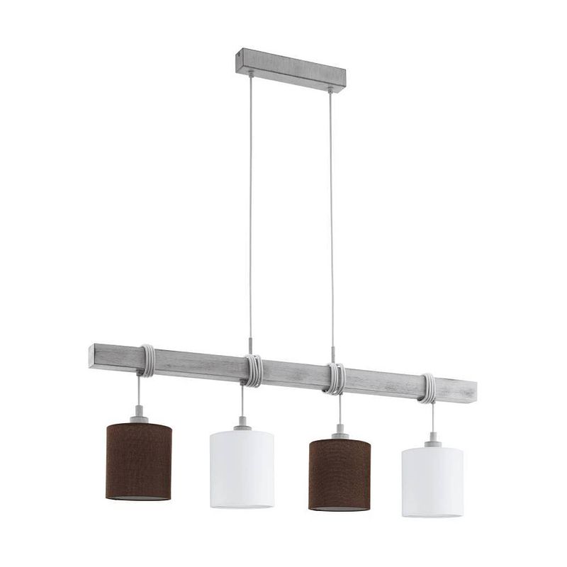 Foto van Eglo townshend 2 hanglamp - e27 - 100.0 cm - wit