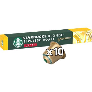 Foto van Starbucks® by nespresso® blonde espresso roast decaf 10 koffiecups bij jumbo