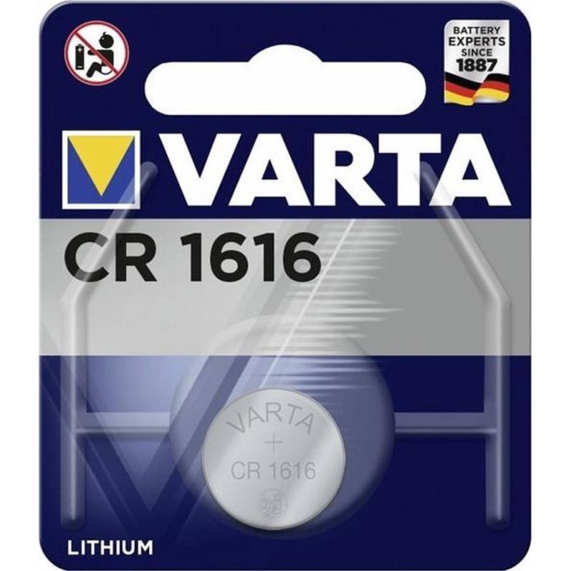 Foto van 2 stuks - varta cr1616 55mah 3v lithium knoopcel professional electronics