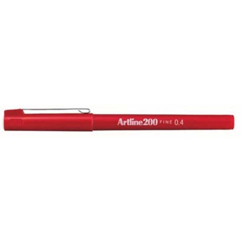 Foto van Fineliner artline 200 rood