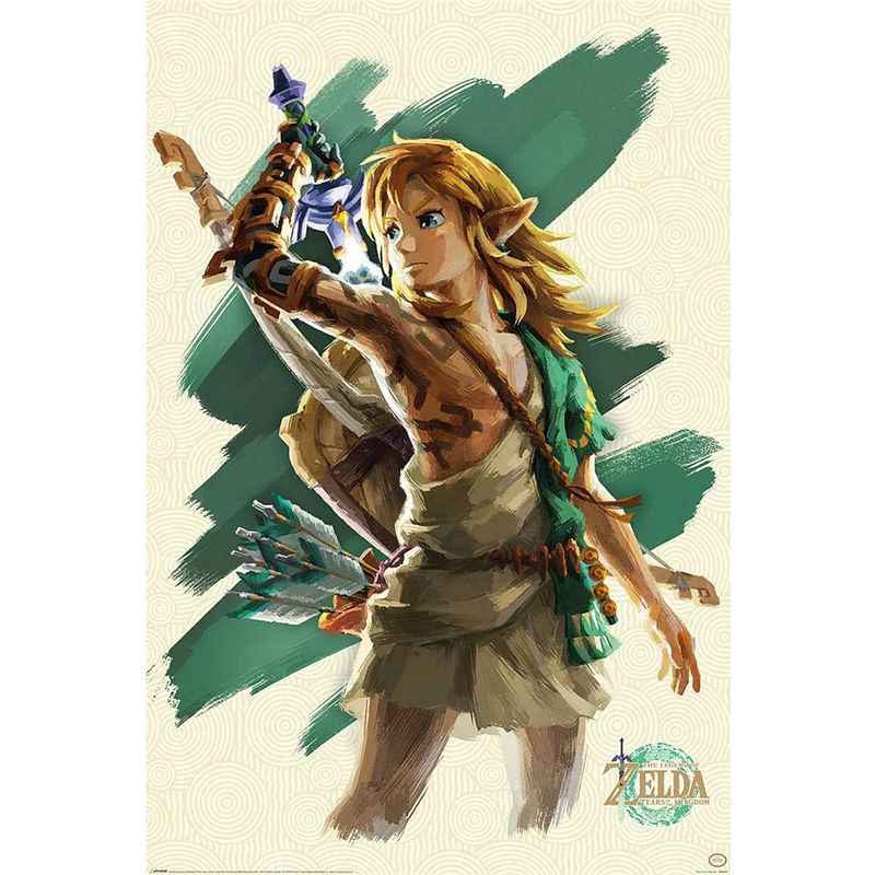 Foto van Poster the legend of zelda tears of the kingdom link unleashed 61x91,5cm