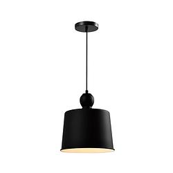 Foto van Quvio hanglamp rond zwart - quv5148l-black