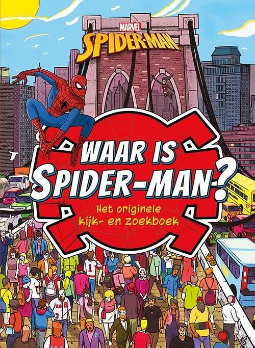 Foto van Waar is spider-man? het originele kijk- en zoekboek - hardcover (9789044763874)