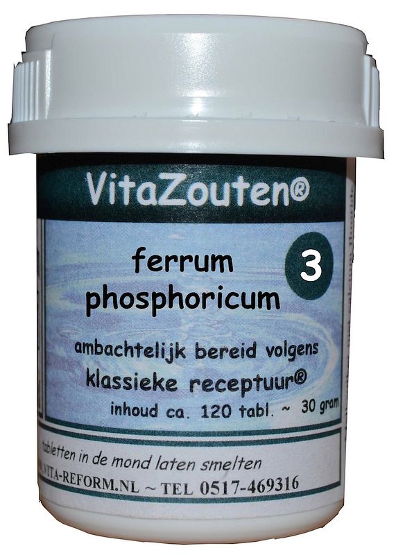 Foto van Vita reform vitazouten nr. 3 ferrum phosphoricum 120st