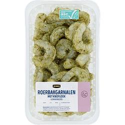 Foto van Jumbo roerbakgarnalen met knoflook 350g aanbieding bij jumbo | schaal 350 gram